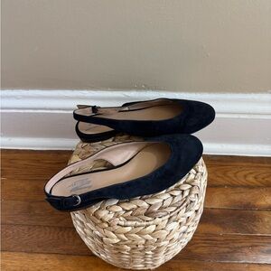Naturalizer suede Black sandals  Flat